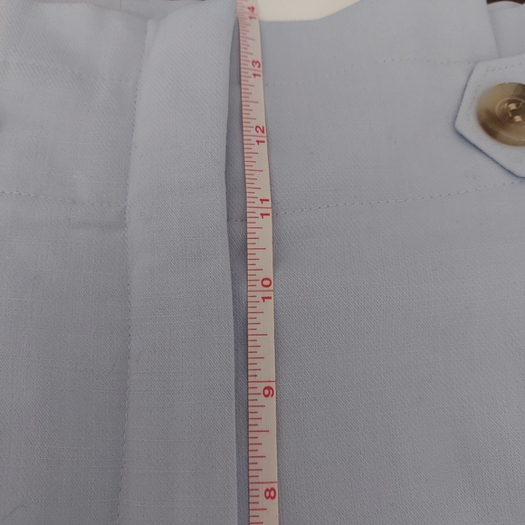 Ann Taylor The Paperbag Ankle Pant - light blue -NWT - Picture 10 of 13